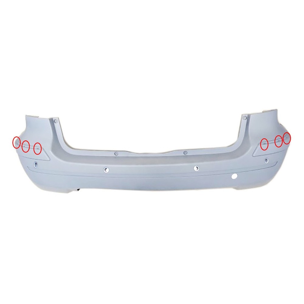 Compra PARAGOLPES TRASERO P/P (C/AGUJERO SENSOR)(ELEGANCE/AVANTGARD) MERCEDES MERCEDES B W245 05- al mejor precio en todocarroce