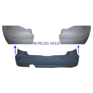 Compra PARAGOLPES TRASERO P/P C/F MOLDURA C/F SENSOR AVANTG/ELEGANCE MERCEDES MERCEDES A W169 04- al mejor precio en todocarroce