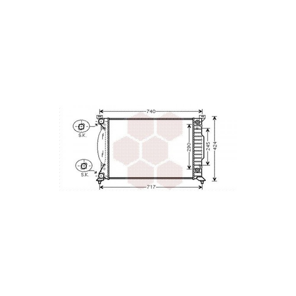 Achetez RADIATEUR AUDI AUDI A4 2.0 TDI 04- au meilleur prix sur todocarrocería.com