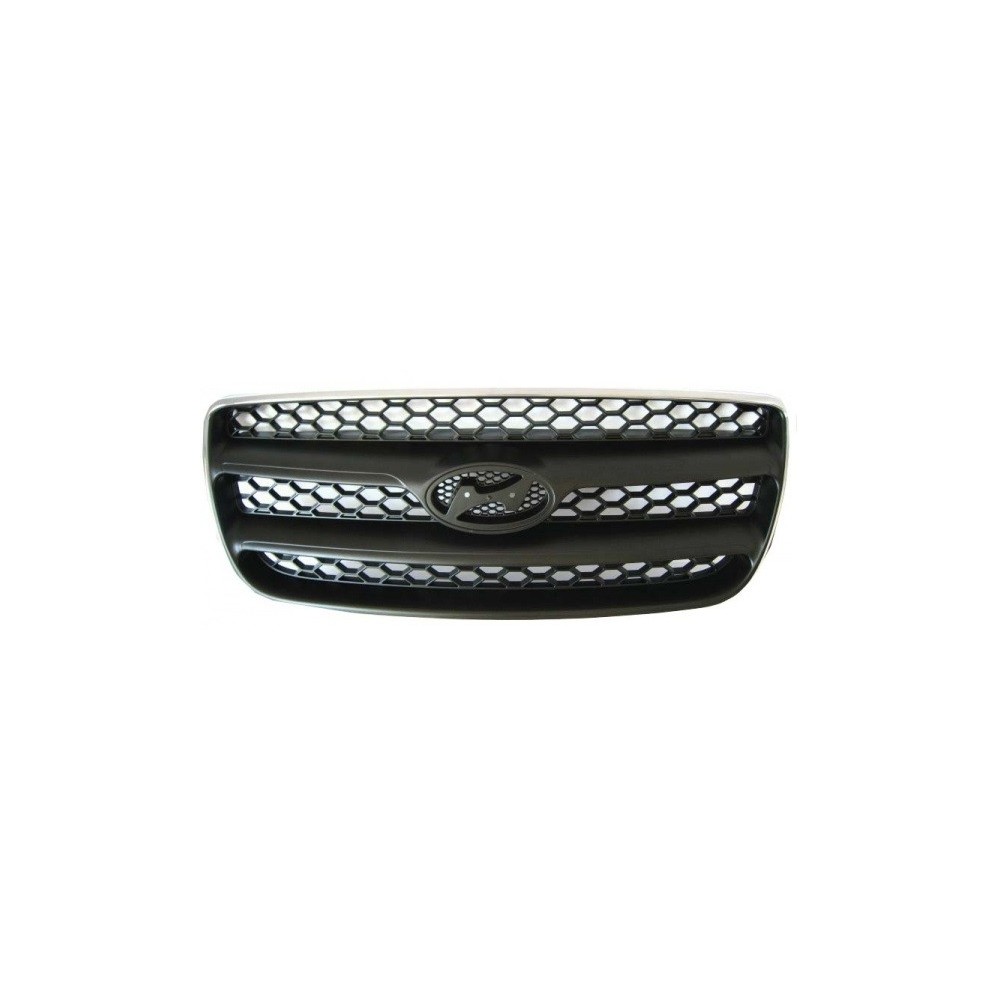 Compra REJILLA (NEGRO)(C/ARO CROMADO) HYUNDAI HYUNDAI SANTA FE 2006- al mejor precio en todocarrocería.com