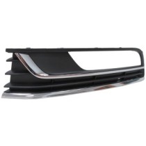 Achetez GRILLE GAUCHE PARE-CHOCS AVANT (AVEC TROUS POUR PHARES) (AVEC 2 BANDES CHROMÉES) VW VW PASSAT 10- au meilleur prix sur t