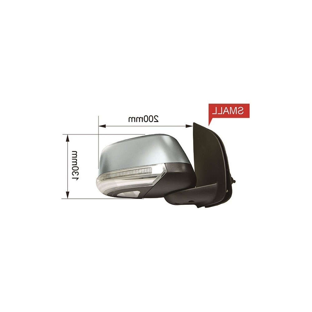 Compra RETROVISOR DERECHO EL TÉRMICO CONVEXO CROM C/PISCA C/LUZ CORT 9PIN NISSAN NISSAN NAVARA 07- al mejor precio en todocarroc