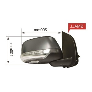 Compra RETROVISOR DERECHO EL TÉRMICO CONVEXO P/P C/PISCA ABATIBLE C/LUZ CORT 11PI NISSAN NISSAN NAVARA 07- al mejor precio en to