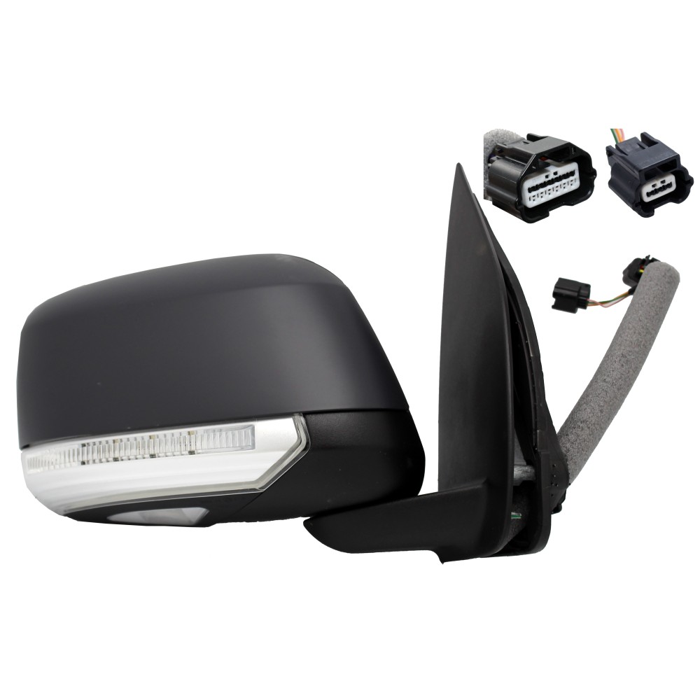 Compra RETROVISOR DERECHO EL TÉRMICO CONVEXO P/P C/PISCA MEM ABATIBLE C/LUZ CORT NISSAN NISSAN NAVARA 07- al mejor precio en tod