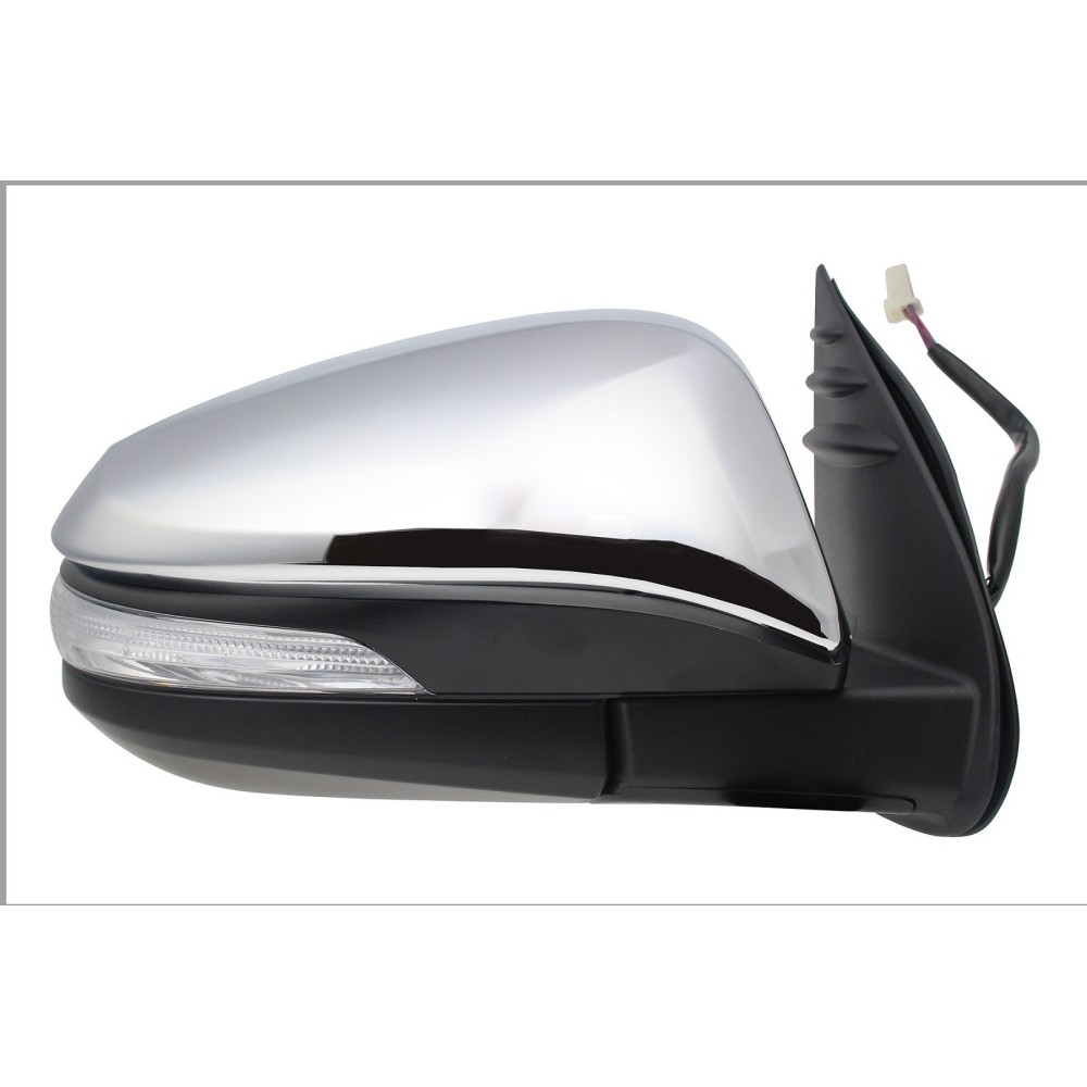 Compra RETROVISOR DERECHO ELÉCTRICO CONVEXO CROMADO C/PIS TOYOTA TOYOTA HILUX 16- al mejor precio en todocarrocería.com