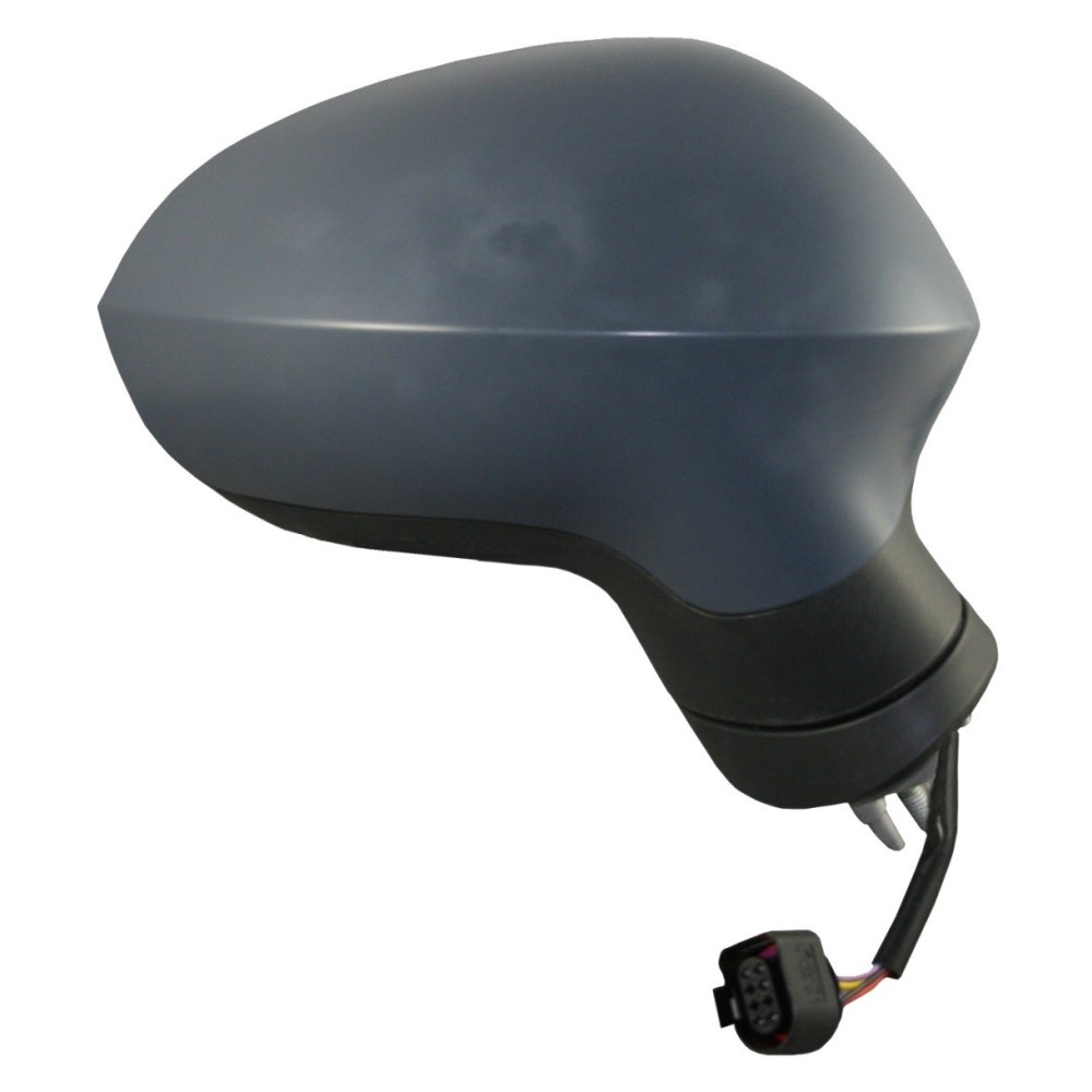 Compra RETROVISOR DERECHO ELÉCTRICO NEGRO CONVEXO ABATIBLE 5 PINES SEAT SEAT LEON 09- al mejor precio en todocarrocería.com