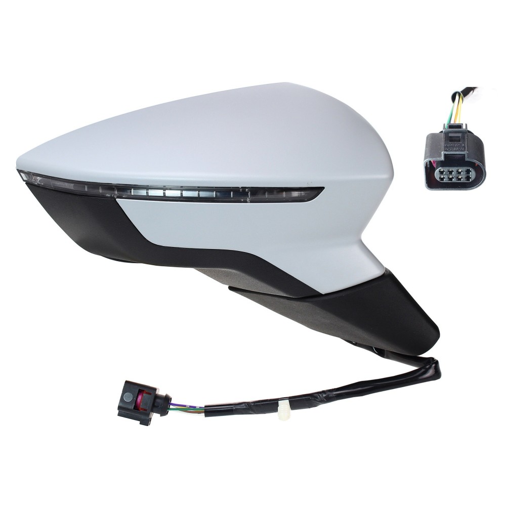 Compra RETROVISOR DERECHO ELÉCTRICO P/P CONVEXO TÉRMICO ABATIBLE C/PIS 8+4 PINES SEAT SEAT LEON 12- al mejor precio en todocarro
