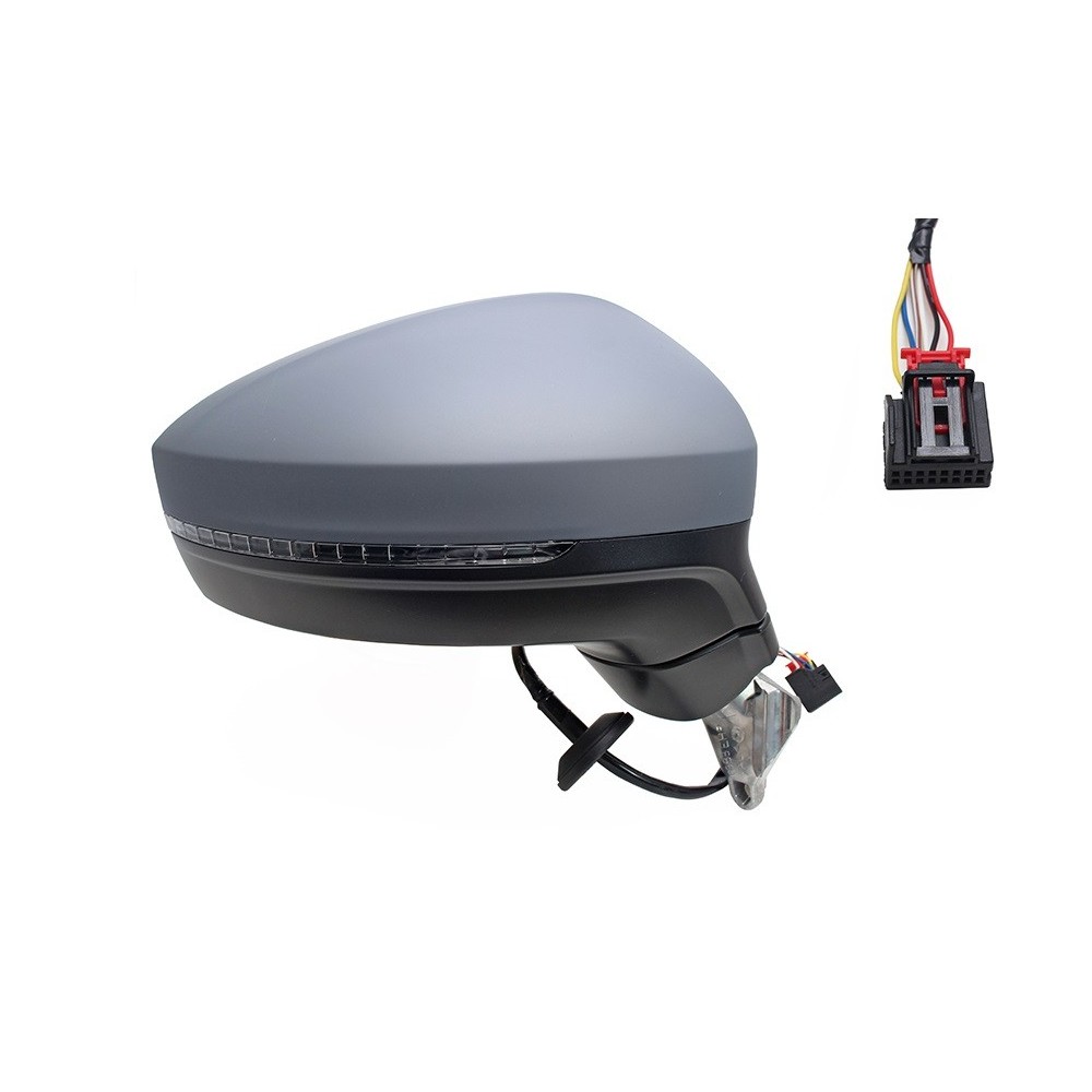 Compra RETROVISOR DERECHO ELÉCTRICO TÉRMICO P/P ABATIBLE MEM C/PISCA LUZ/CORT CONVEXO 15 PINESS VW VW TIGUAN 16- al mejor precio
