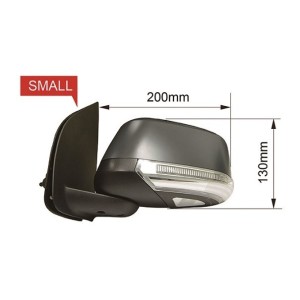 Compra RETROVISOR IZQUIERDO EL TÉRMICO CONVEXO P/P C/PISCA ABATIBLE C/LUZ CORT 11PI NISSAN NISSAN NAVARA 07- al mejor precio en 