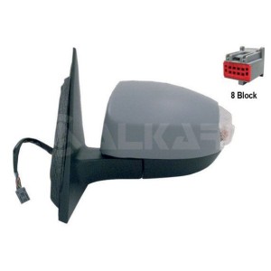 Achetez RÉTROVISEUR ÉLECTRIQUE GAUCHE ASPHÉRIQUE THERMIQUE POUR RABATTABLE AVEC CLIGNOTANT LUMIÈRE DE COURTOISIE 8 BROCHES FORD 