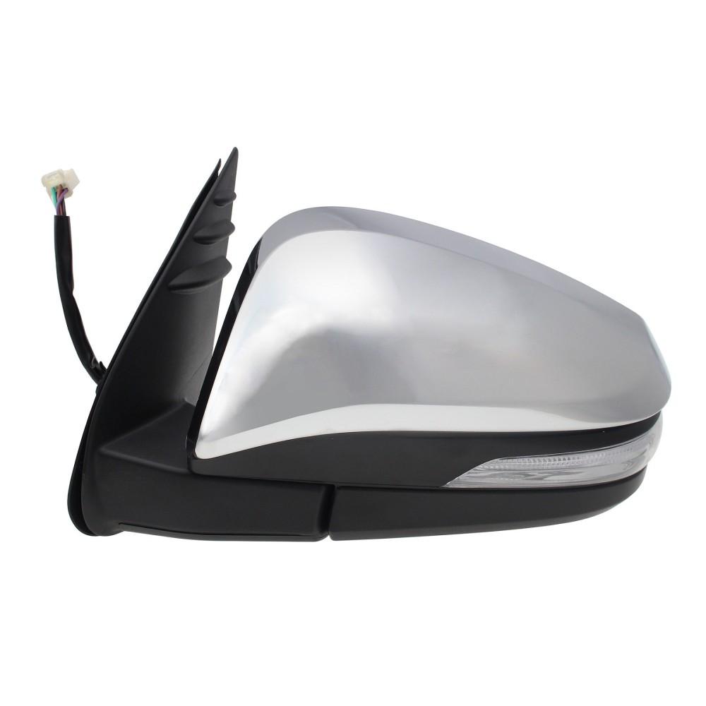 Compra RETROVISOR IZQUIERDO ELÉCTRICO CONVEXO CROMADO ABATIBLE C/PIS TOYOTA TOYOTA HILUX 16- al mejor precio en todocarrocería.c