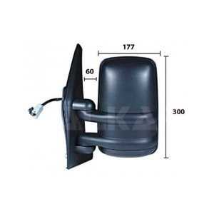 Compra RETROVISOR IZQUIERDO ELÉCTRICO TÉRMICO CONVEXO BRAZO CORTO OPEL RENAULT MASTER/MOVANO 97- al mejor precio en todocarrocer