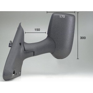 Compra RETROVISOR IZQUIERDO MANUAL BRAZO LARGO FORD FORD TRANSIT 00- al mejor precio en todocarrocería.com