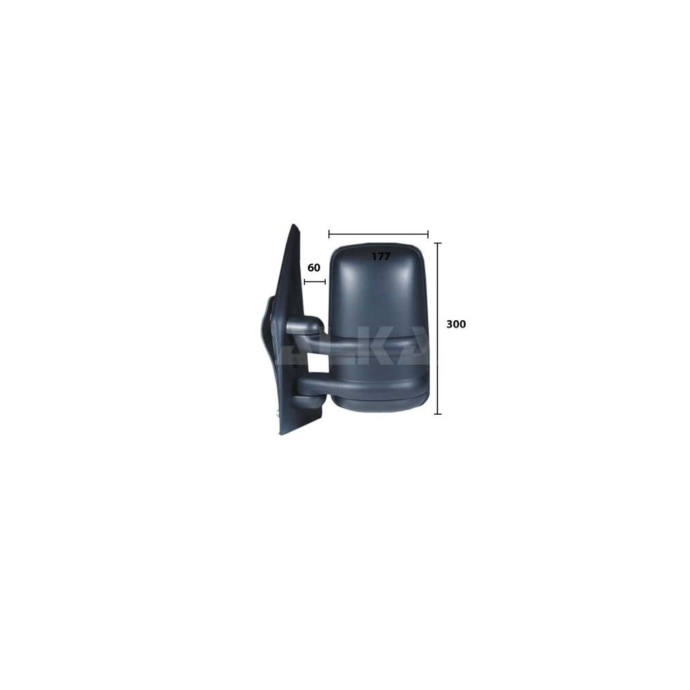 Compra RETROVISOR IZQUIERDO MANUAL CONVEXO BRAZO CORTO RENAULT RENAULT MASTER/MOVANO 97- al mejor precio en todocarrocería.com