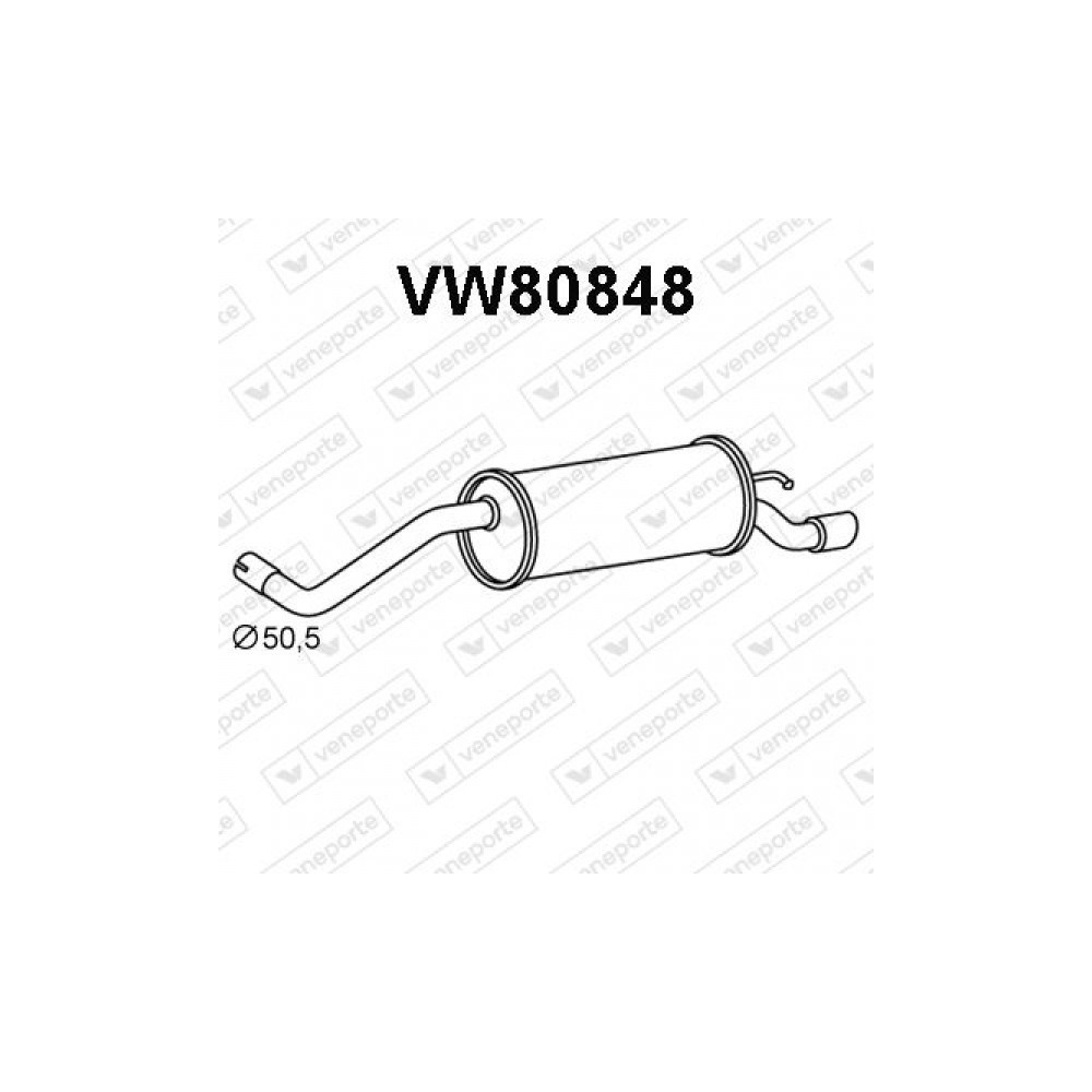 Achetez SILENCIEUX ARRIÈRE AUDI VW POLO/A1 1.6TDI 09-14 au meilleur prix sur todocarrocería.com