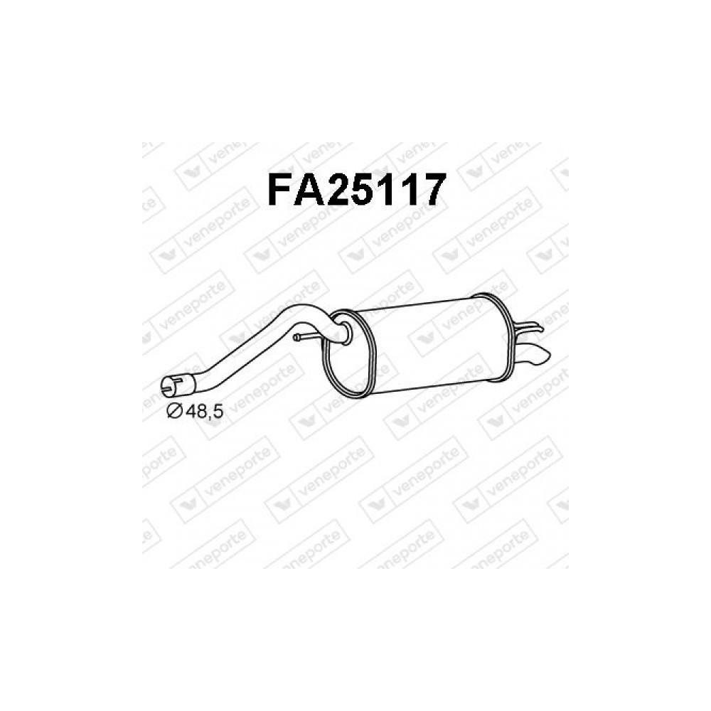 Achetez SILENCIEUX ARRIÈRE FIAT FIAT DOBLO 1.3JTD 10- au meilleur prix sur todocarrocería.com